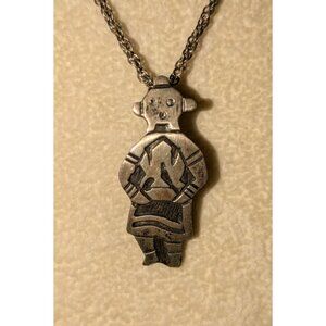 Sterling Silver Native American Hope Pendant Necklace